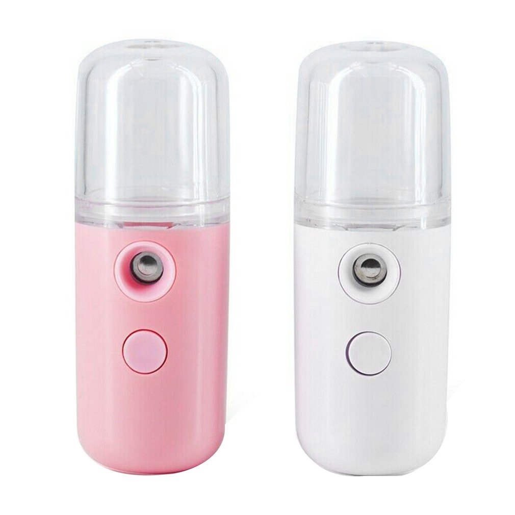 Portable Nano Water Refreshment Facial Makeup Water Mist Create for Girls and Women Cool Summer Watering Cylinder