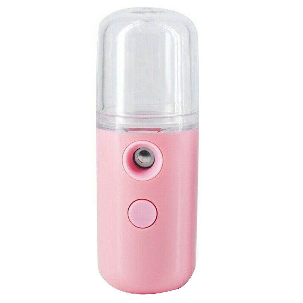 Portable Nano Water Refreshment Facial Makeup Water Mist Create for Girls and Women Cool Summer Watering Cylinder