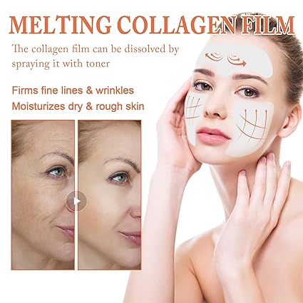 Collagen Face Mask Deep Moisturizing Protein Hydragel Soft Mask | Collagen Filler Collagen Instant Facial Mask