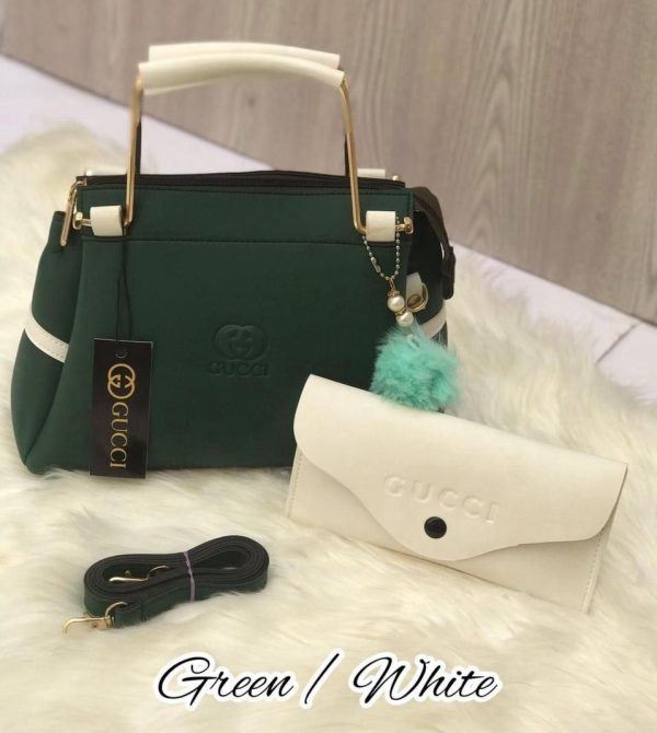 Gucci 2 Piece Set With Long Wallet For Women Fashionable New Style Bags, Hand Bag & Clutch