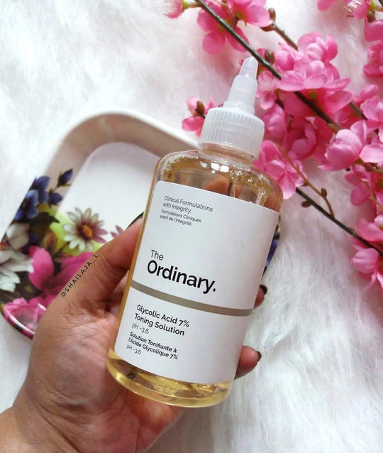 Pack Of 2 The Ordinary Glycolic Acid 240ml + Nirvana Botanics- Vitamin C Serum 15ml